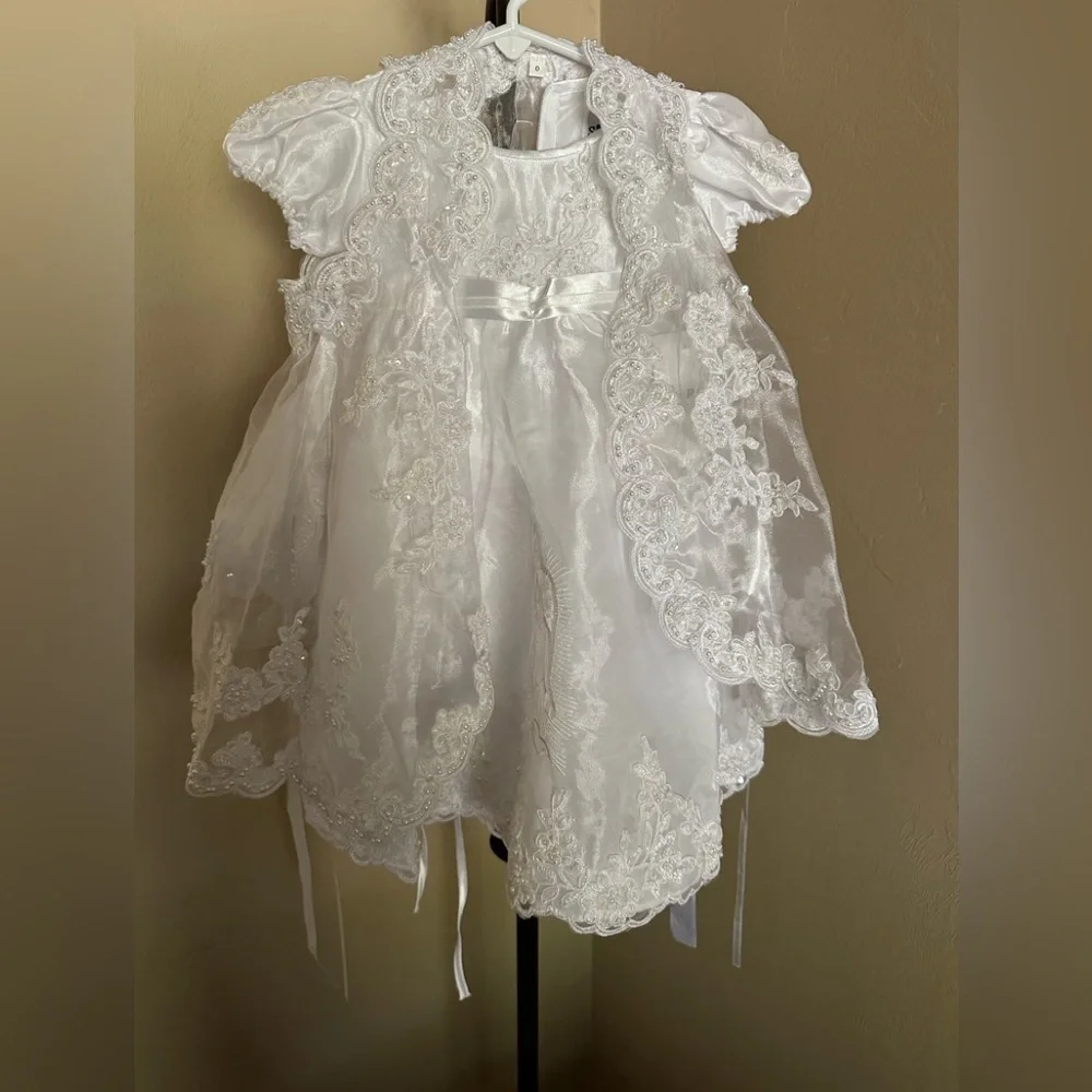 Simran fashion girls christening gown/jacket - Picture 1 of 16